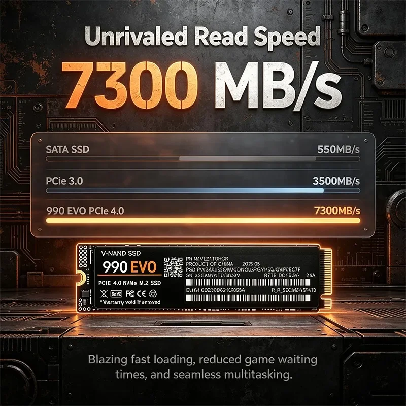 M.2 Nvme 4Tb Pcie 4.0 Ssd - Original 990 EVO NVMe M.2 2280