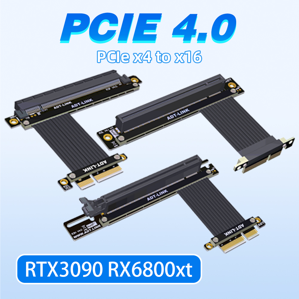 Einzelnes doppeltes 90-Grad-re – Pcie 4.0 X16 Riser Cable 90 Degree Bewertung und Preis