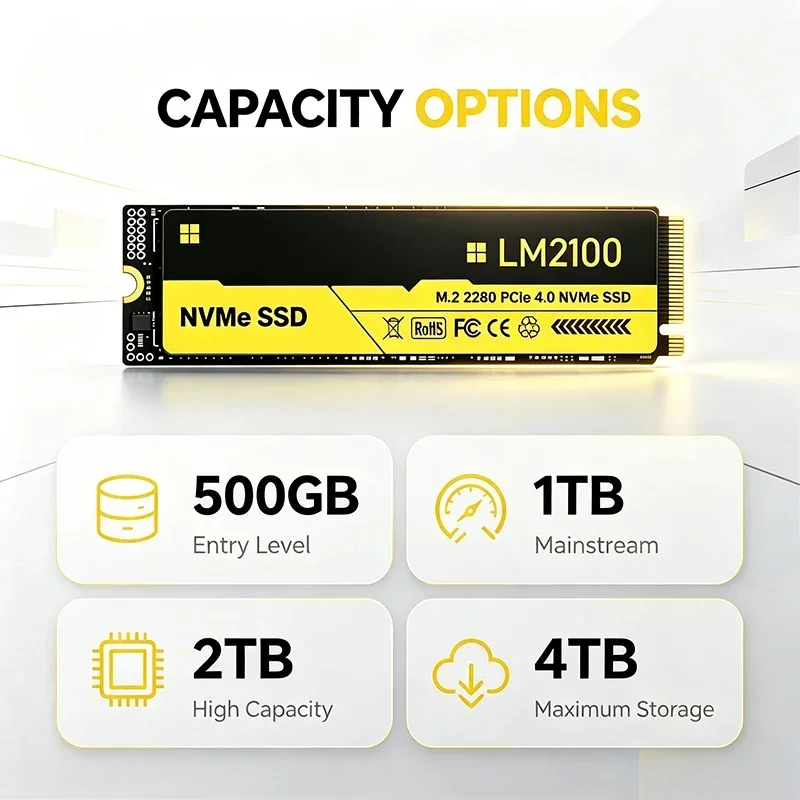 Neue LM2100 M.2 SSD-Festplatte – M.2 Nvme 4Tb Pcie 4.0 Ssd Bewertung und Preis