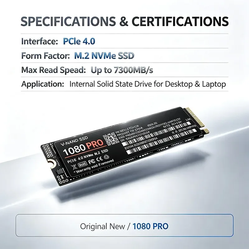 Original 1080PRO M.2 NVMe PCIe – M.2 Nvme 4Tb Pcie 4.0 Ssd Bewertung und Preis