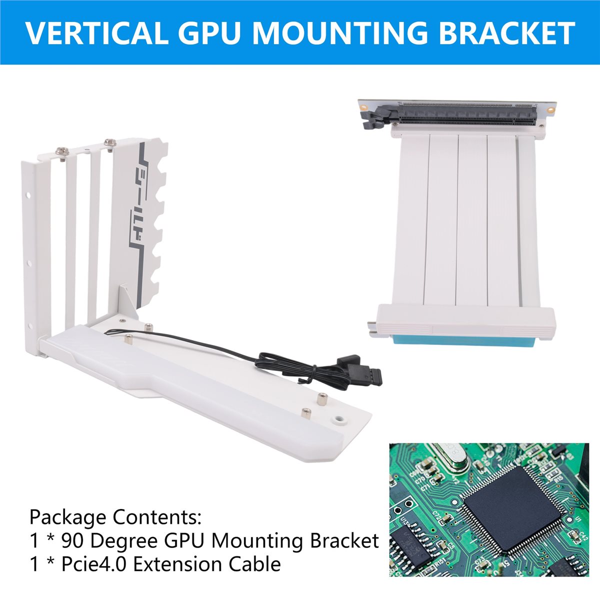 DT81 Vertikale GPU-Montagehalt – Pcie 4.0 X16 Riser Cable 90 Degree Bewertung und Preis