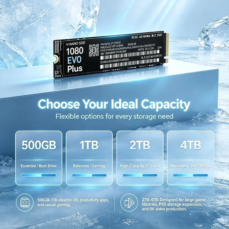 Hochgeschwindigkeits-Original- – M.2 Nvme 4Tb Pcie 4.0 Ssd Bewertung und Preis
