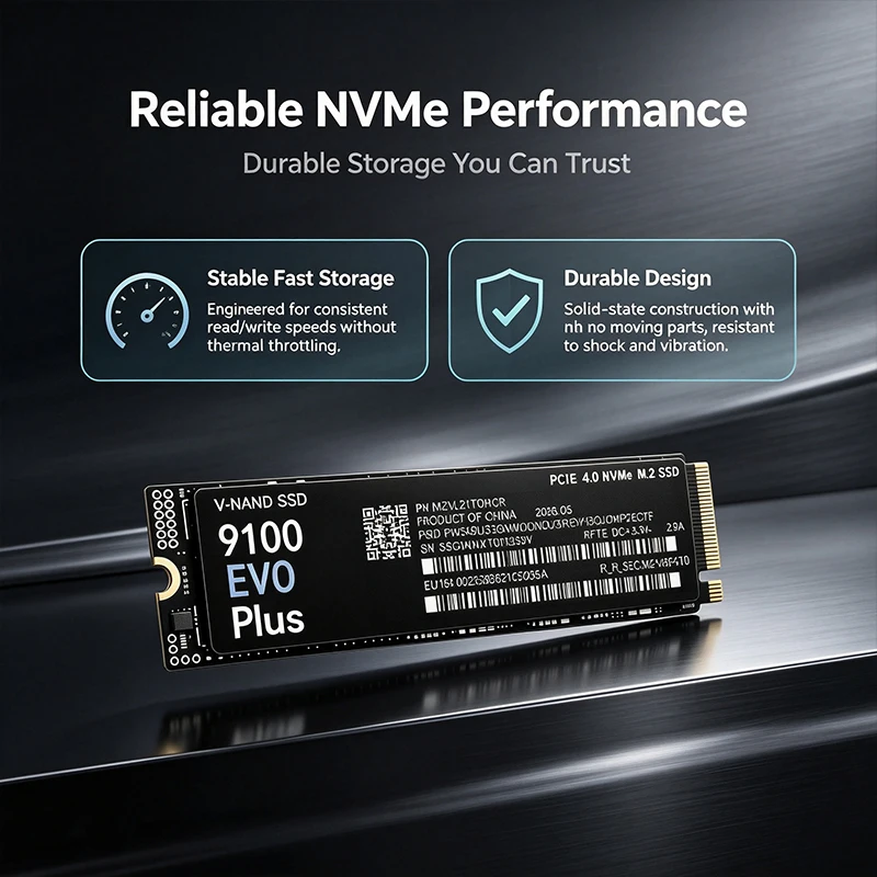9100 EVO PLUS M.2 NVMe SSD – S – M.2 Nvme 4Tb Pcie 4.0 Ssd Bewertung und Preis