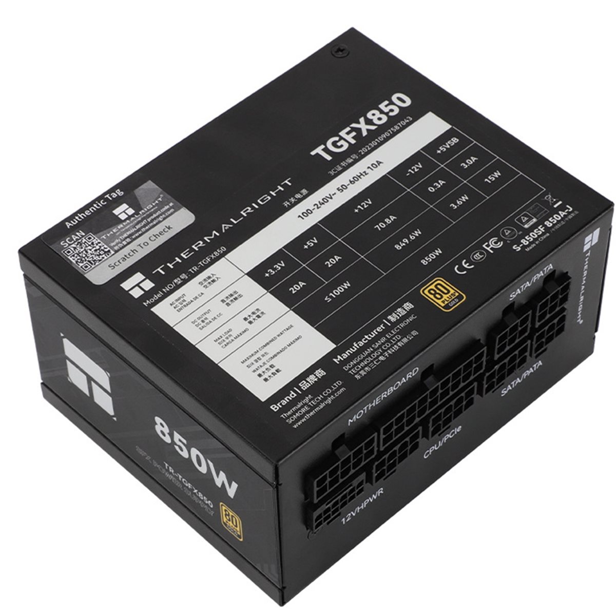 [AC18 Digital]/ TR-TGFX850 Com – Sfx Power Supply 850W Gold Bewertung und Preis