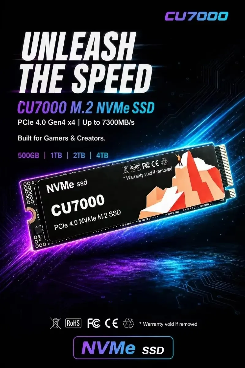 CU7000 SSD M.2 NVMe Interne So – M.2 Nvme 4Tb Pcie 4.0 Ssd Bewertung und Preis