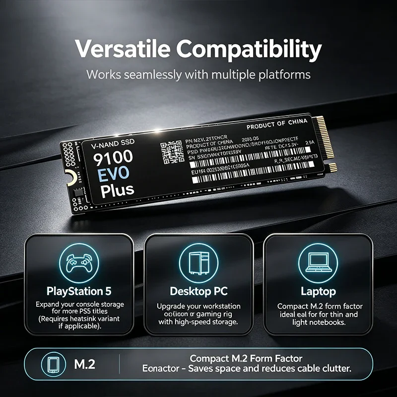 9100 EVO PLUS M.2 NVMe SSD Spi – M.2 Nvme 4Tb Pcie 4.0 Ssd Bewertung und Preis