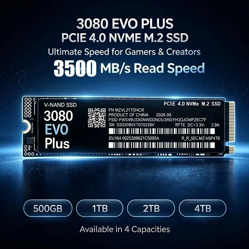 3080 EVO Plus 1TB 2TB 4TB M.2  – M.2 Nvme 4Tb Pcie 4.0 Ssd Bewertung und Preis