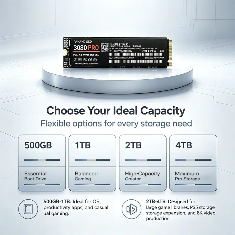 Interne Solid-State-Festplatte – M.2 Nvme 4Tb Pcie 4.0 Ssd Bewertung und Preis