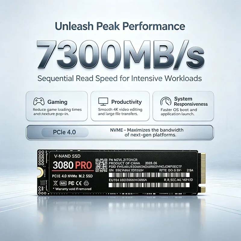 Interne Solid-State-Festplatte – M.2 Nvme 4Tb Pcie 4.0 Ssd Bewertung und Preis